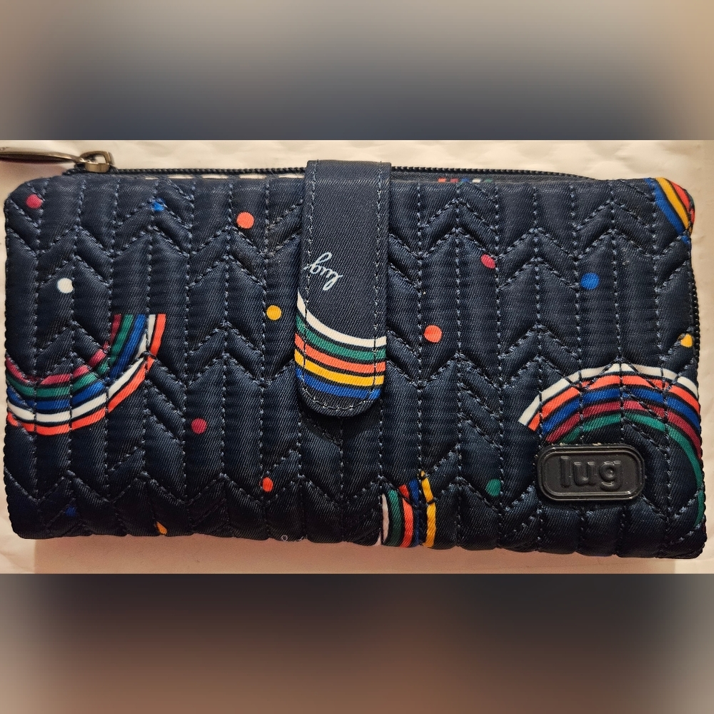 Lug Tram Navy Rainbow Wallet-Like New